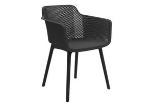 Delft Black Dining Armchair Outdoor Chair | Ortholuxe Home - Photo 2
