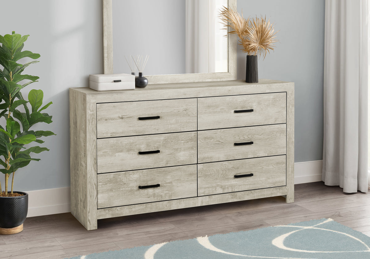 Sicily 6 Drawer Dresser Bedroom Set | Ortholuxe Home