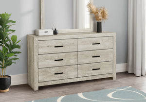 Sicily 6 Drawer Dresser Bedroom Set | Ortholuxe Home