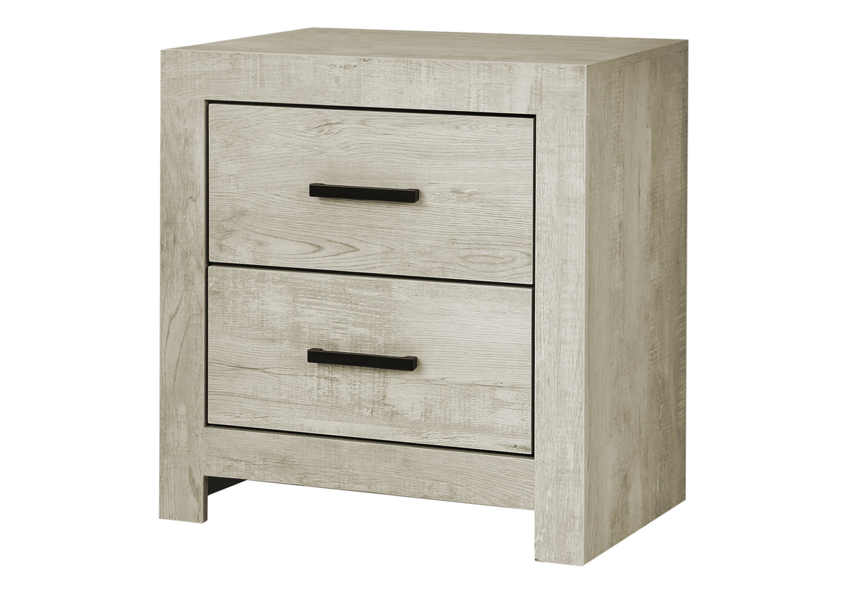 Sicily 2 Drawer & Bleached Oak Nightstand | Ortholuxe Home - Photo 2