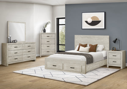 Palermo Bleached Oak 2 Drawers Bedroom Set | Ortholuxe Home