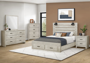Palermo Bleached Oak Bedroom Set | Ortholuxe Home