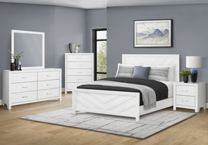 Trieste White Oak Bedroom Set | Ortholuxe Home