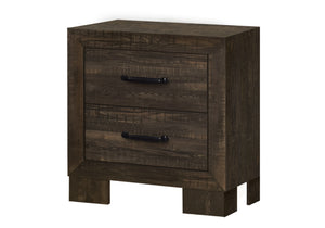 Pisa 2 Drawer & Rustic Oak Nightstand | Ortholuxe Home - Photo 2