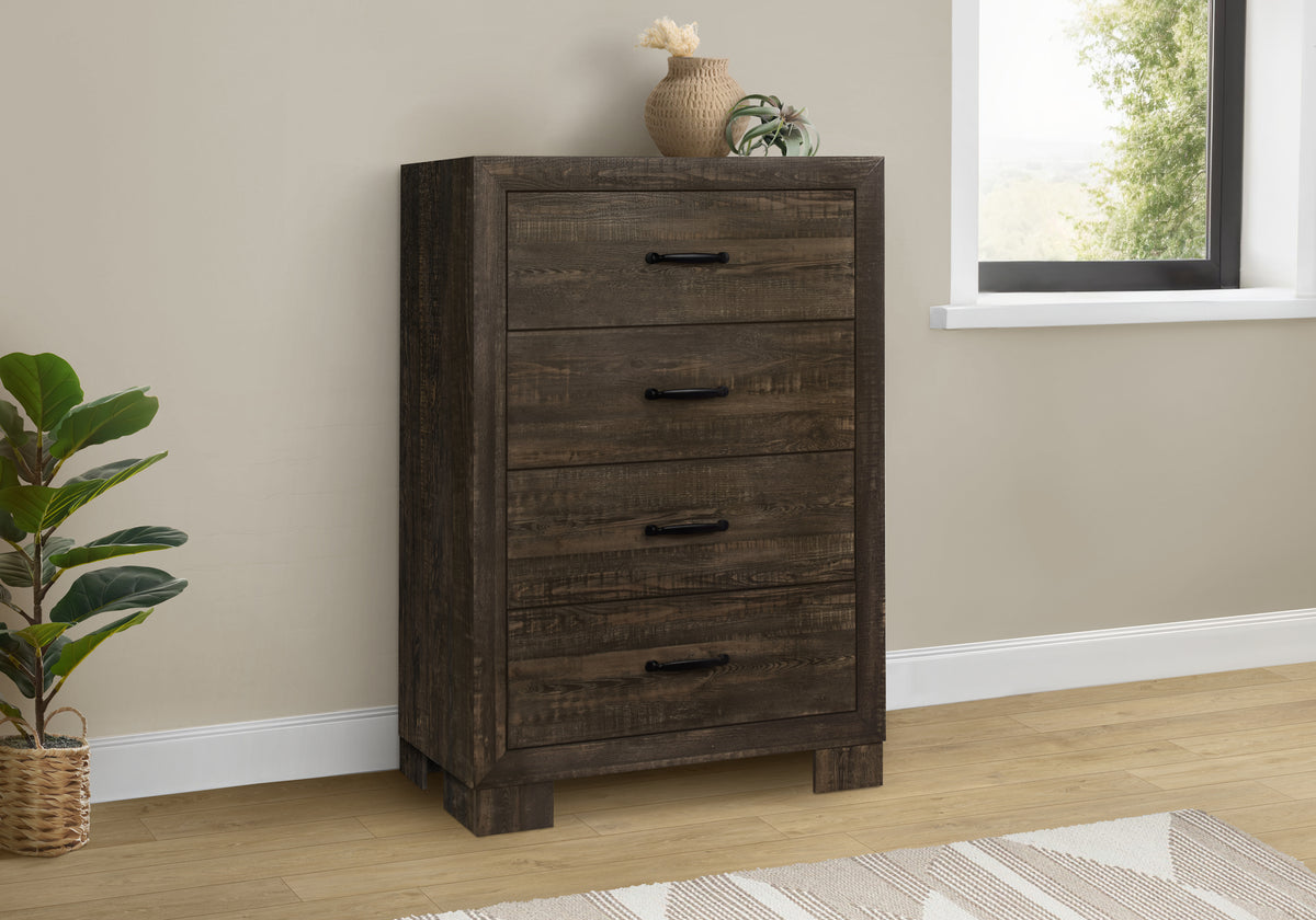 Pisa 4 Drawer Chest Bedroom Set | Ortholuxe Home