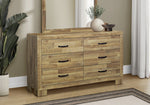 Pisa 6 Drawer Dresser Bedroom Set | Ortholuxe Home