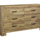 Pisa 6 Drawer Dresser Bedroom Set | Ortholuxe Home - Photo 2