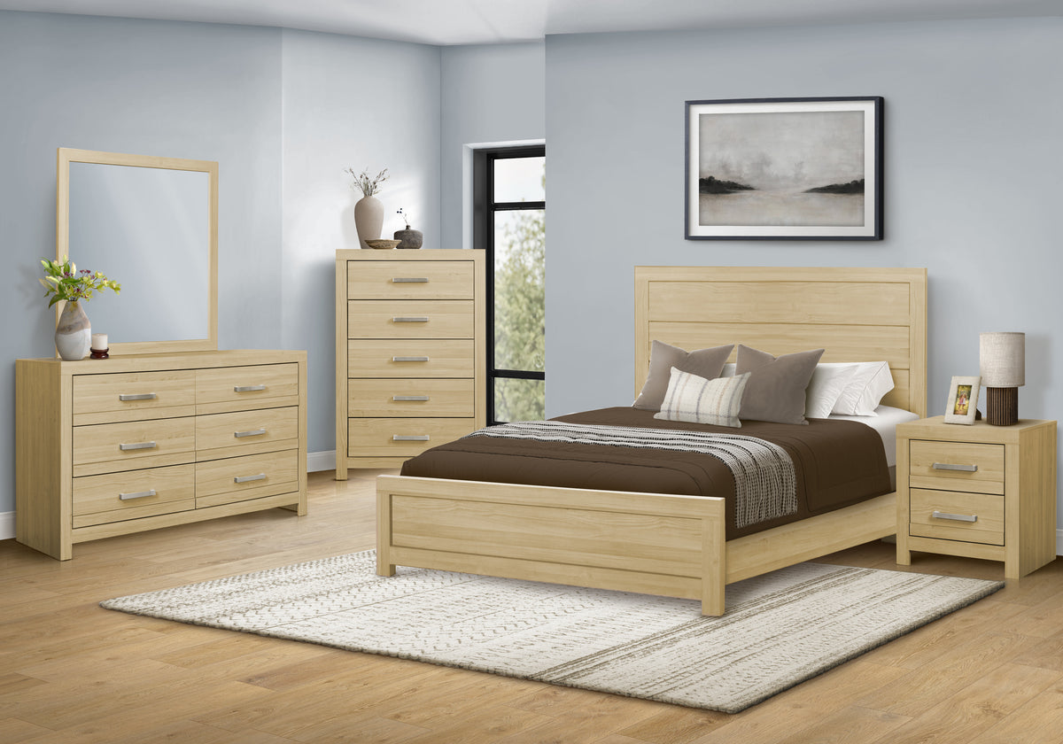 Assisi Natural Bedroom Set | Ortholuxe Home