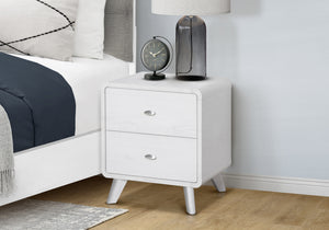 Positano 2 Drawer & White Oak Nightstand | Ortholuxe Home