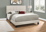 Aurora Beige Linen Bed | Ortholuxe Home