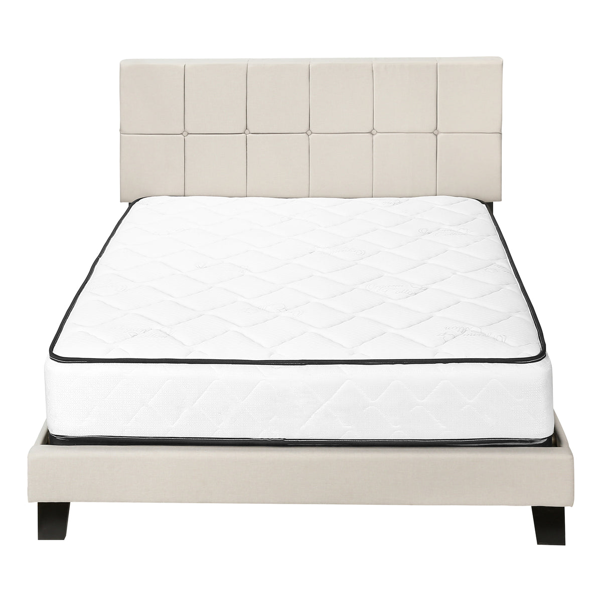 Aurora Beige Linen Bed | Ortholuxe Home - Photo 3