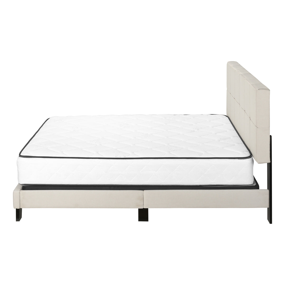 Aurora Beige Linen Bed | Ortholuxe Home - Photo 4