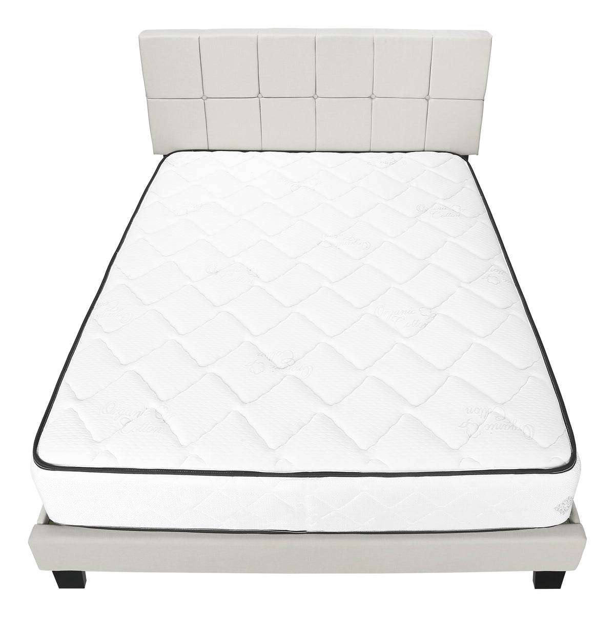 Aurora Beige Linen Bed | Ortholuxe Home - Photo 6