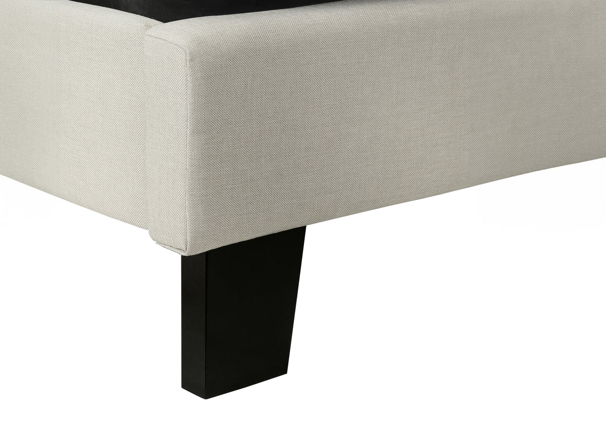 Aurora Beige Linen Bed | Ortholuxe Home - Photo 8