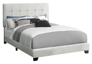 Milano Light Grey Boucle Fabric Bed | Ortholuxe Home - Photo 2