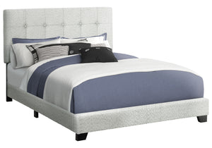 Milano Light Grey Boucle Fabric Bed | Ortholuxe Home - Photo 2