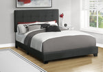 Milano Black Boucle Fabric Bed | Ortholuxe Home