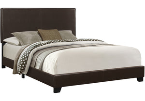 Oslo Dark Brown Leather-Look Bed | Ortholuxe Home - Photo 2