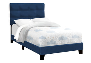 Oslo Navy Blue Velvet Bed | Ortholuxe Home - Photo 2