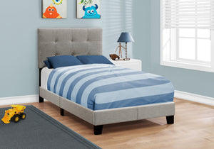 Verona Grey Linen Bed | Ortholuxe Home