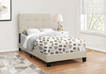 Verona Beige Linen Bed | Ortholuxe Home