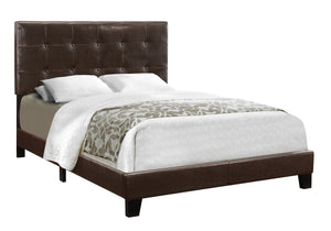 Verona Dark Brown Leather-Look Bed | Ortholuxe Home - Photo 2