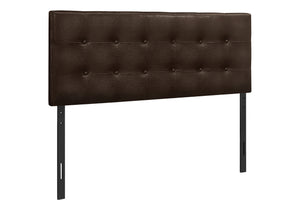 Belle Brown Leather-Look Headboard Only Bed | Ortholuxe Home - Photo 2