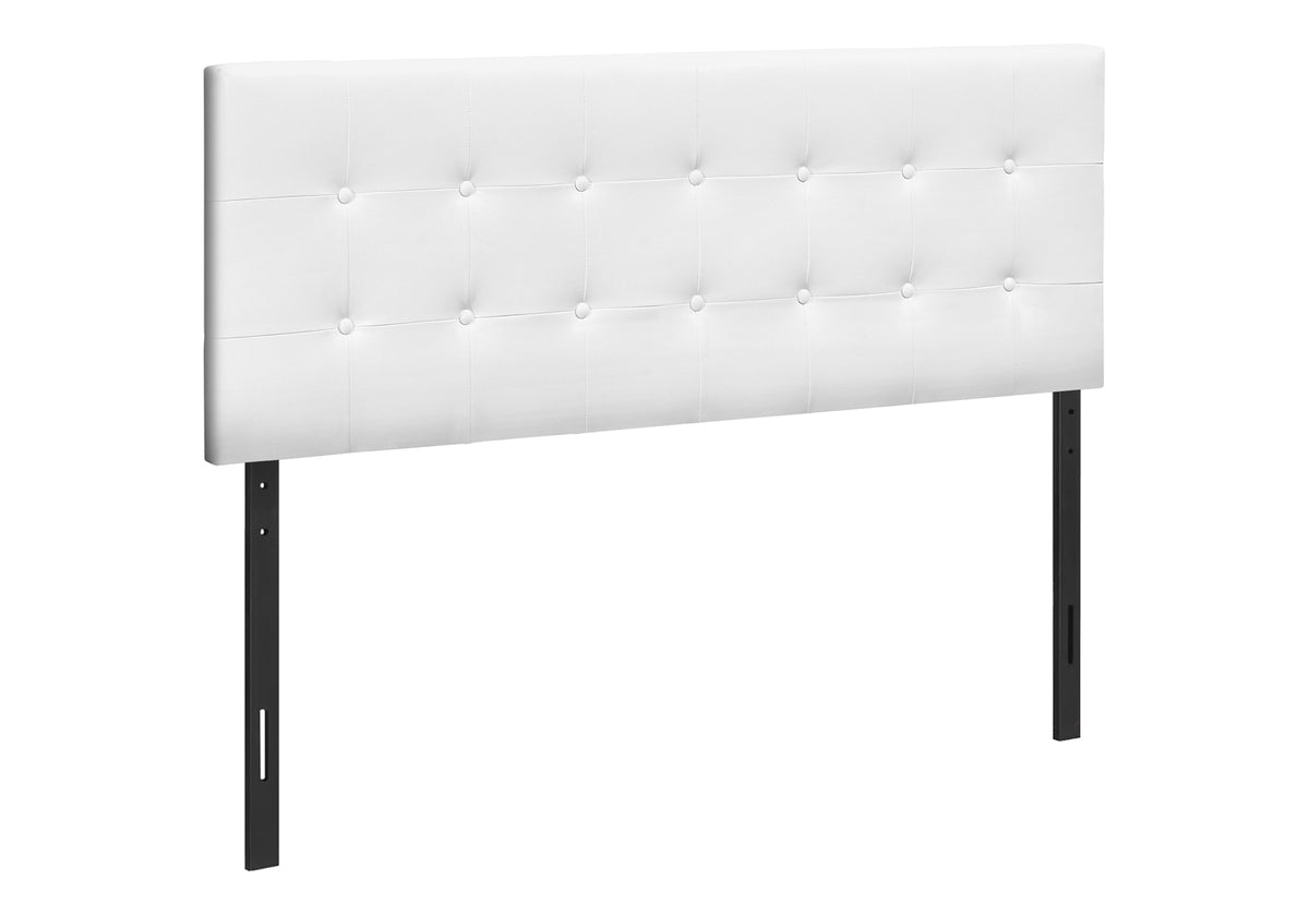 Belle White Leather-Look Headboard Only Bed | Ortholuxe Home - Photo 2