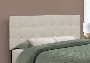 Belle Beige Linen Headboard Only Bed | Ortholuxe Home