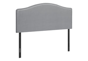 Celeste Grey Leather-Look Headboard Only Bed | Ortholuxe Home - Photo 2