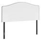 Celeste White Leather-Look Headboard Only Bed | Ortholuxe Home - Photo 2