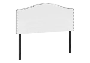 Celeste White Leather-Look Headboard Only Bed | Ortholuxe Home - Photo 2