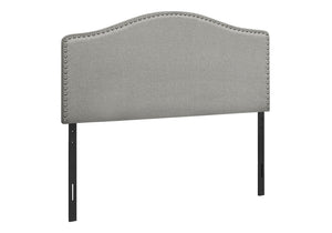 Celeste Grey Linen Headboard Only Bed | Ortholuxe Home - Photo 2