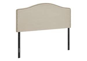 Celeste Beige Linen Headboard Only Bed | Ortholuxe Home - Photo 2