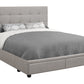 Dahlia Grey Linen Bed with 2 Storage Drawers | Ortholuxe Home - Photo 3