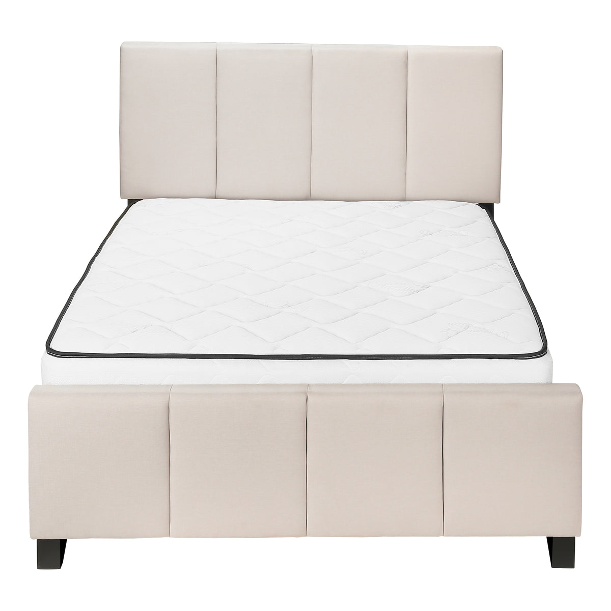 Dahlia Beige Linen Bed | Ortholuxe Home - Photo 3