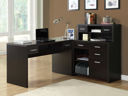 Isla Espresso Left or Right Facing Corner Computer Desk | Ortholuxe Home