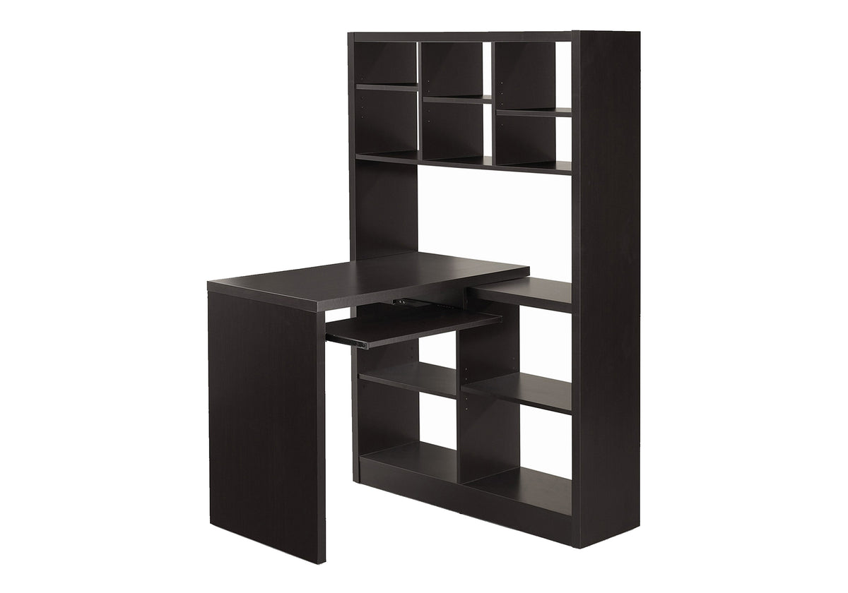 Juniper Espresso Left or Right Facing Corner Computer Desk | Ortholuxe Home - Photo 2