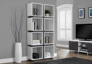 Noelle White Bookcase | Ortholuxe Home