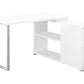 Riviera White Left or Right Facing Corner Computer Desk | Ortholuxe Home - Photo 2