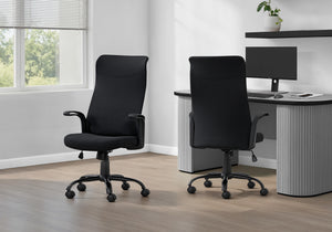 Esme Black Fabric Office Chair | Ortholuxe Home