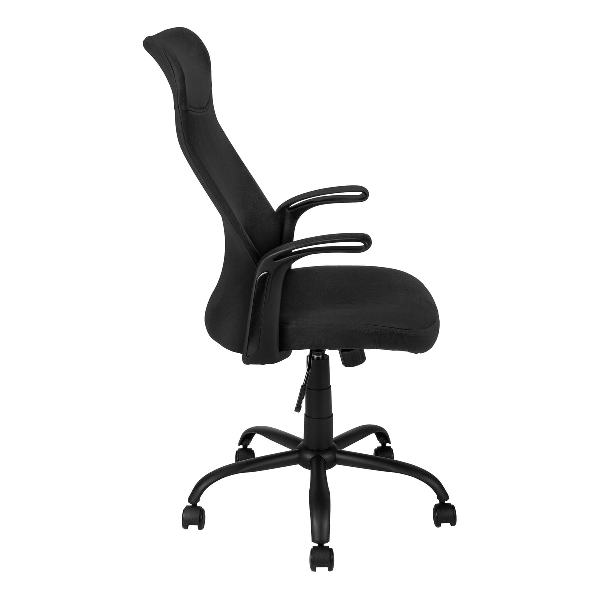 Esme Black Fabric Office Chair | Ortholuxe Home - Photo 5