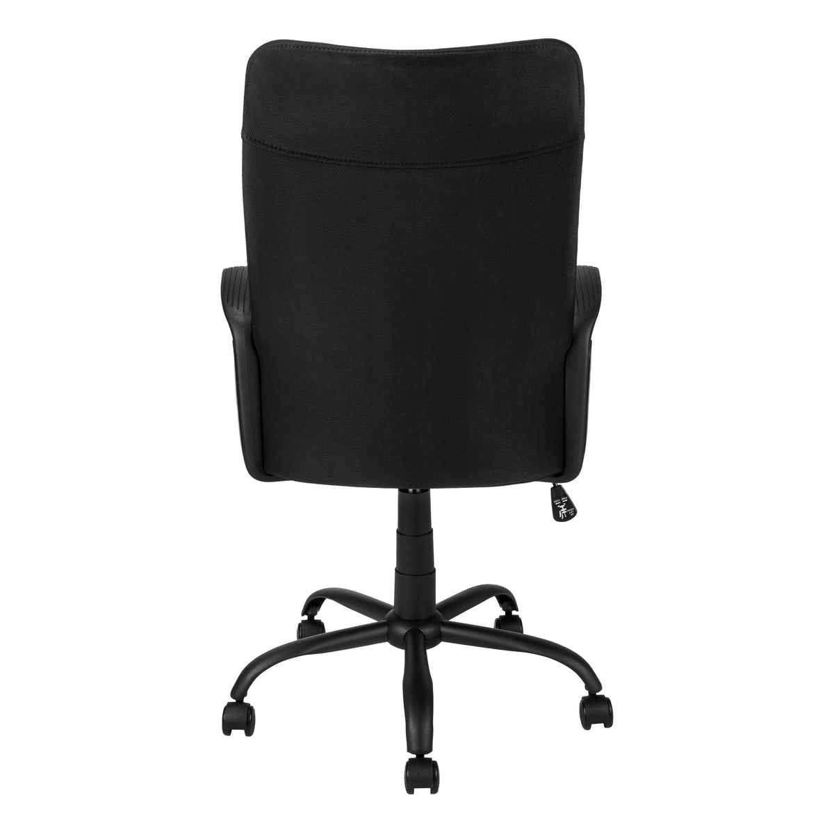 Esme Black Fabric Office Chair | Ortholuxe Home - Photo 6