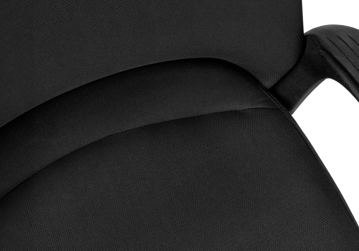 Esme Black Fabric Office Chair | Ortholuxe Home - Photo 9
