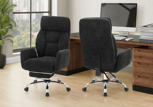 Halden Black Fabric Office Chair | Ortholuxe Home