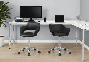 Ivory Black Office Chair | Ortholuxe Home