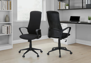 Orla Black Fabric Office Chair | Ortholuxe Home