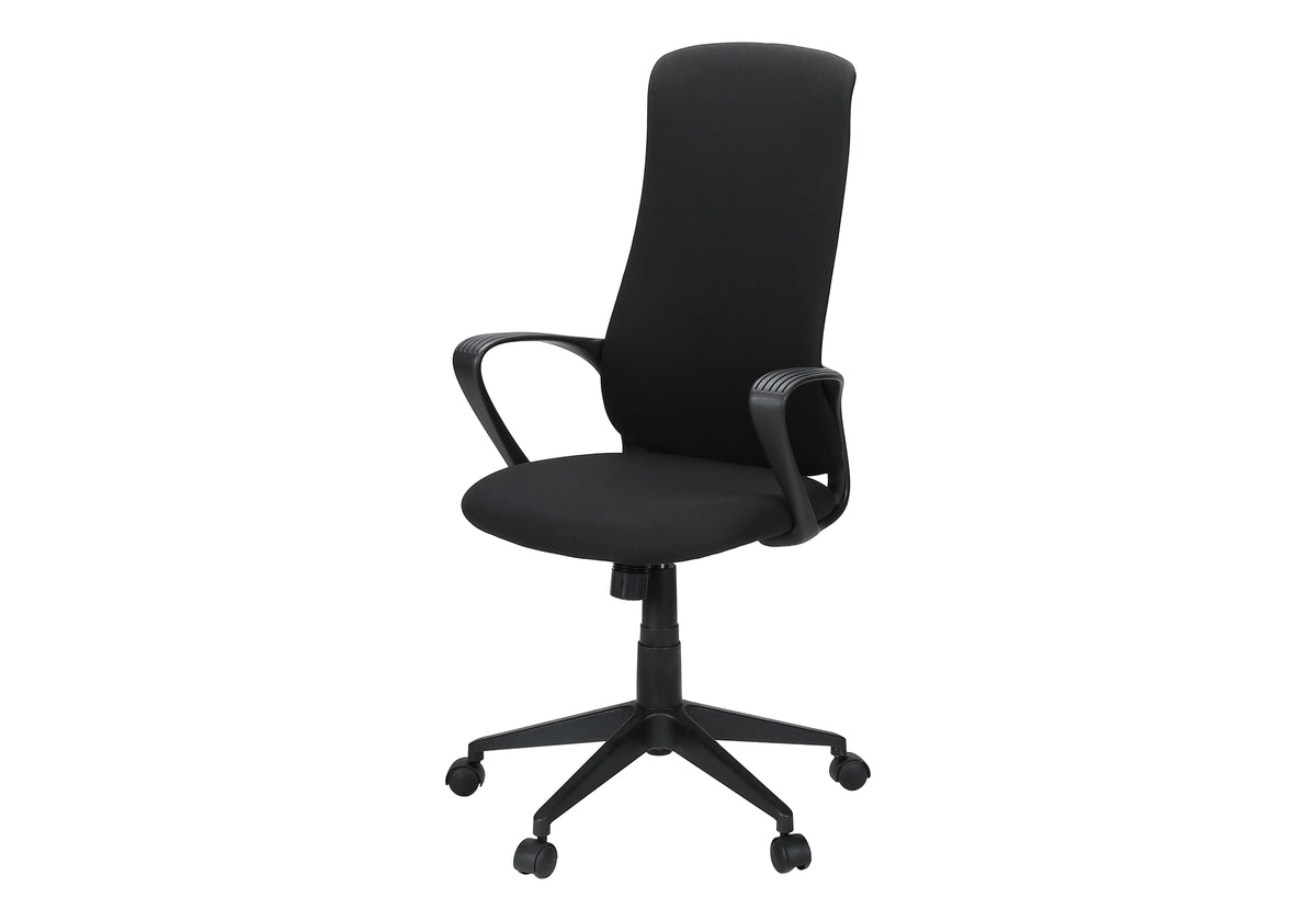 Orla Black Fabric Office Chair | Ortholuxe Home - Photo 4