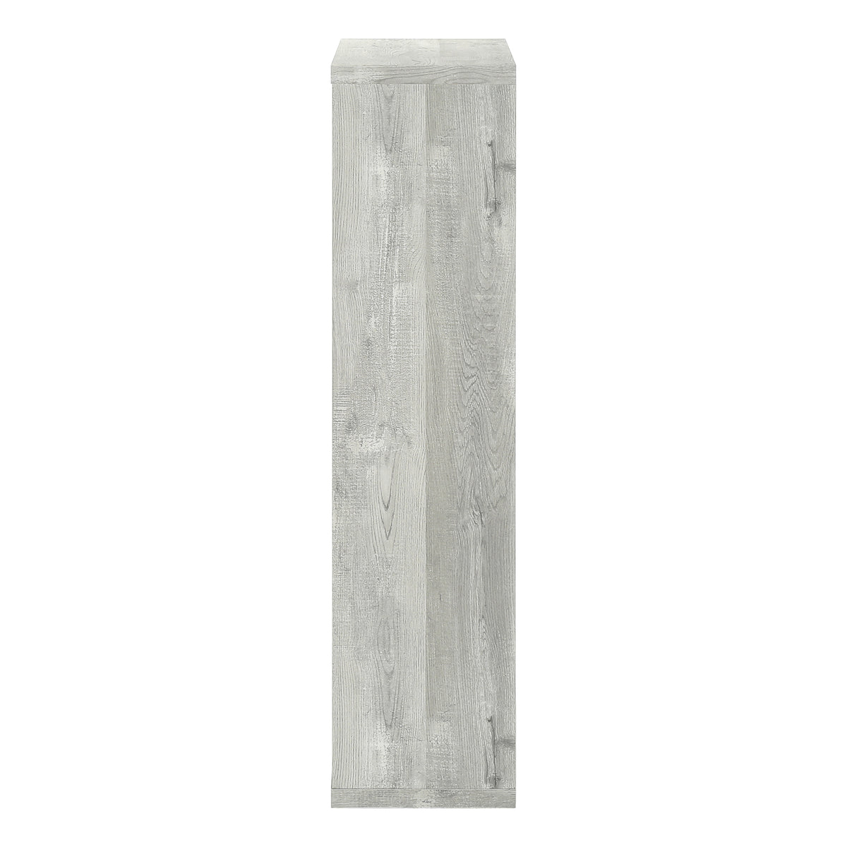 Umbria Grey Reclaimed Wood-Look Bookcase | Ortholuxe Home - Photo 4