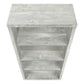 Umbria Grey Reclaimed Wood-Look Bookcase | Ortholuxe Home - Photo 6